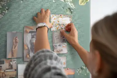 Korková nástěnka Kytice gypsofily