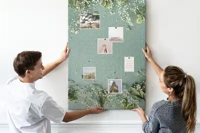 Korková nástěnka Kytice gypsofily