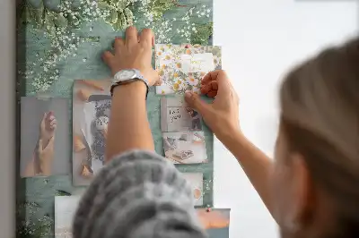 Korková nástěnka Kytice gypsofily