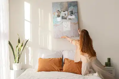 Nástěnka Abstraktní skvrny od inkoustu