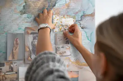 Nástěnka Abstraktní skvrny od inkoustu