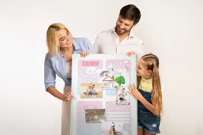 Dětská nástěnka Plánovač jednorožců