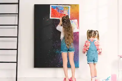 Korková nástěnka Barevný prášek