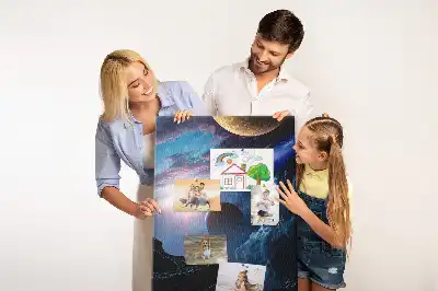 Nástěnka s motivem vesmírné galaxie
