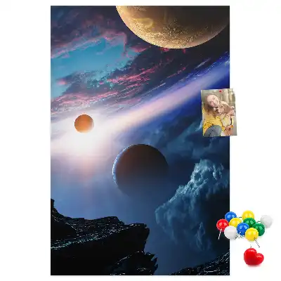 Nástěnka s motivem vesmírné galaxie