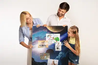 Nástěnka s motivem vesmírné galaxie
