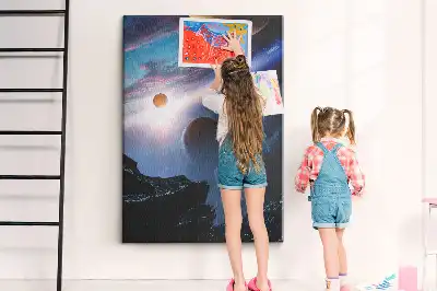 Nástěnka s motivem vesmírné galaxie