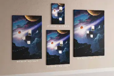 Nástěnka s motivem vesmírné galaxie