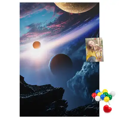 Nástěnka s motivem vesmírné galaxie