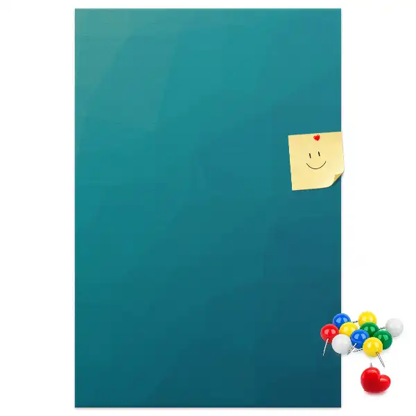 Nástěnka s geometrickou abstrakcí