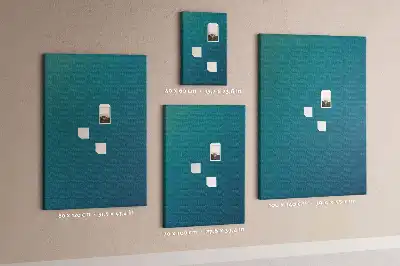Nástěnka s geometrickou abstrakcí