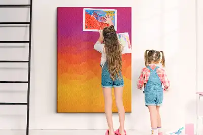 Korková nástěnka Vycházející slunce, přechod