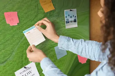 Korková nástěnka Abstraktní vlny