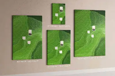 Korková nástěnka Abstraktní vlny