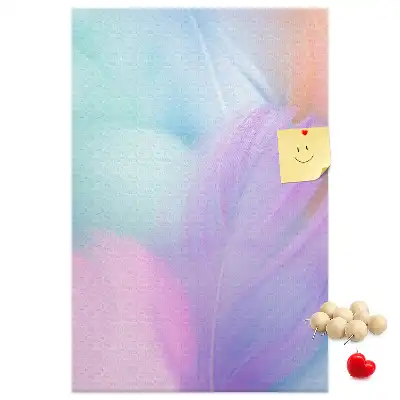Dětská nástěnka Pastelové peří