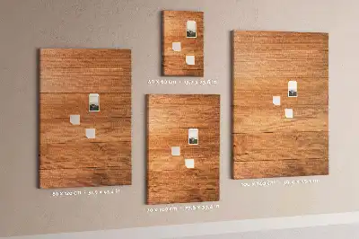 Dřevěná nástěnka z panelů