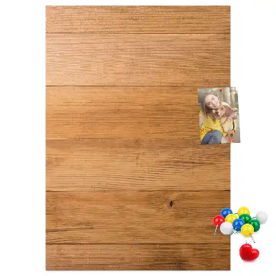 Dřevěná nástěnka z panelů