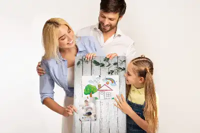 Dětská dřevěná nástěnka