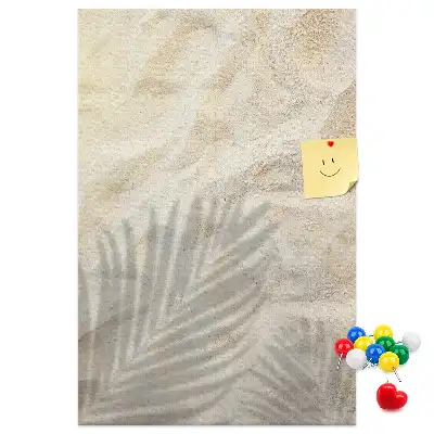 Korková nástěnka Letní plážový písek