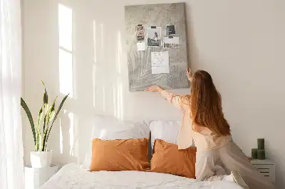 Korková nástěnka s motivem letního plážového písku