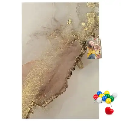 Dětská nástěnka s motivem lesklého mramoru
