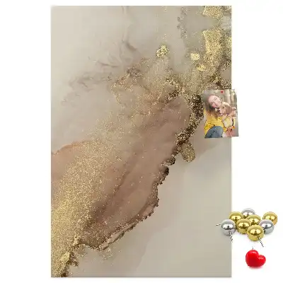 Dětská nástěnka s motivem lesklého mramoru