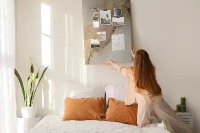 Dětská nástěnka s motivem lesklého mramoru