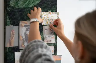 Nástěnka s motivem listů džungle