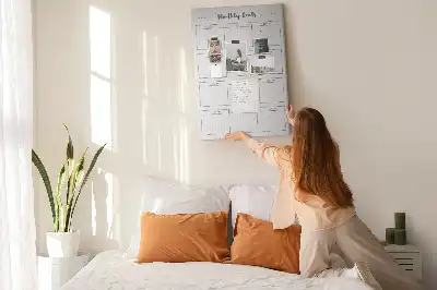 Korková nástěnka Plány na měsíc