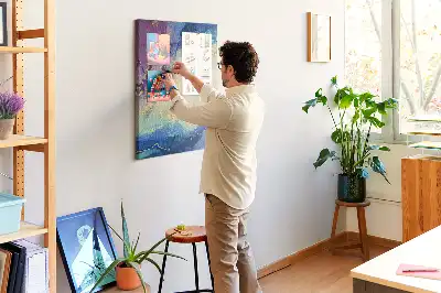Korková nástěnka Abstrakce inkoustu