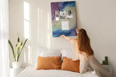 Korková nástěnka Abstrakce inkoustu