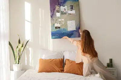 Korková nástěnka Abstrakce inkoustu