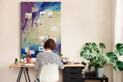 Korková nástěnka Abstrakce inkoustu