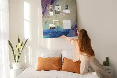 Korková nástěnka Abstrakce inkoustu