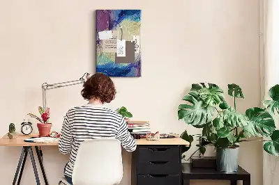 Korková nástěnka Abstrakce inkoustu