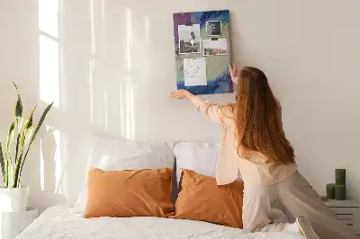 Korková nástěnka Abstrakce inkoustu