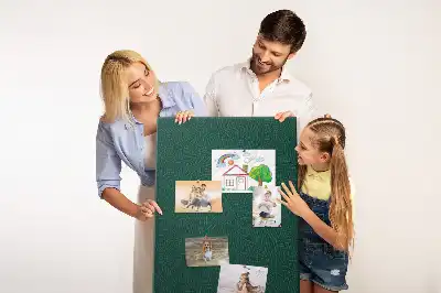 Korková nástěnka Lineární listový vzor