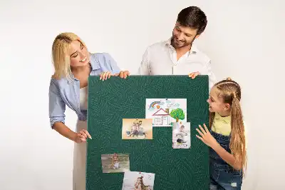 Korková nástěnka Lineární listový vzor