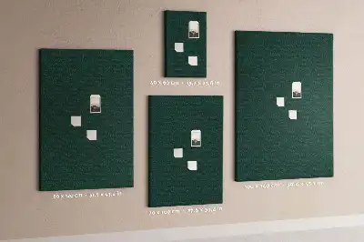 Korková nástěnka Lineární listový vzor