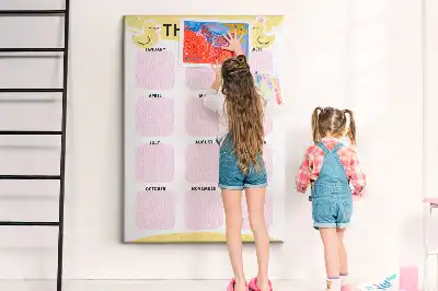 Korková nástěnka Roční kalendář