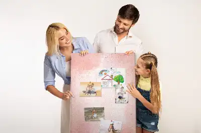 Korková nástěnka Růžový mramor