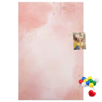 Korková nástěnka Růžový mramor