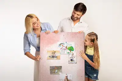 Korková nástěnka Růžový mramor