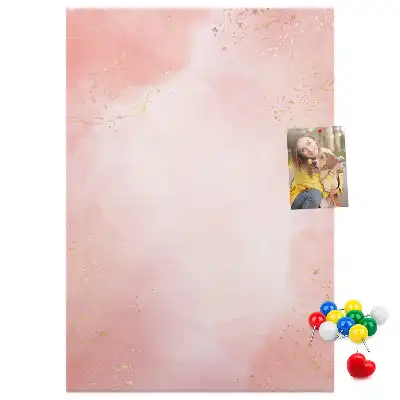 Korková nástěnka Růžový mramor
