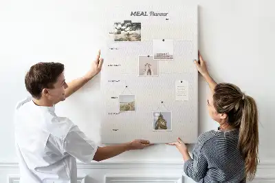 Dětská nástěnka pro plánování menu