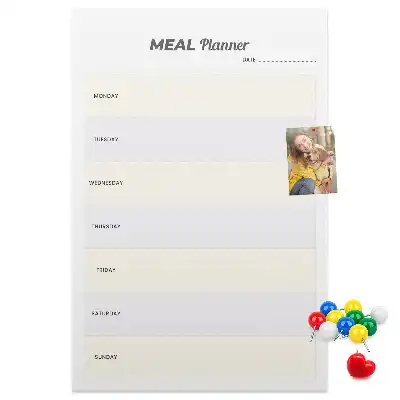 Dětská nástěnka pro plánování menu