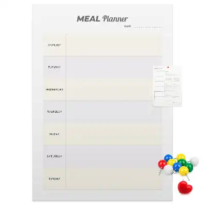 Dětská nástěnka pro plánování menu