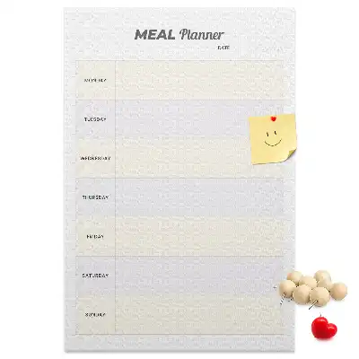 Dětská nástěnka pro plánování menu