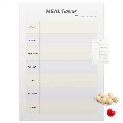Dětská nástěnka pro plánování menu