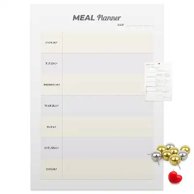 Dětská nástěnka pro plánování menu